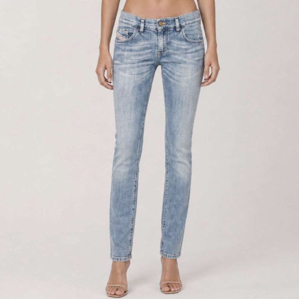 Vintage Diesel Low Rise Light Wash Jeans Size Small